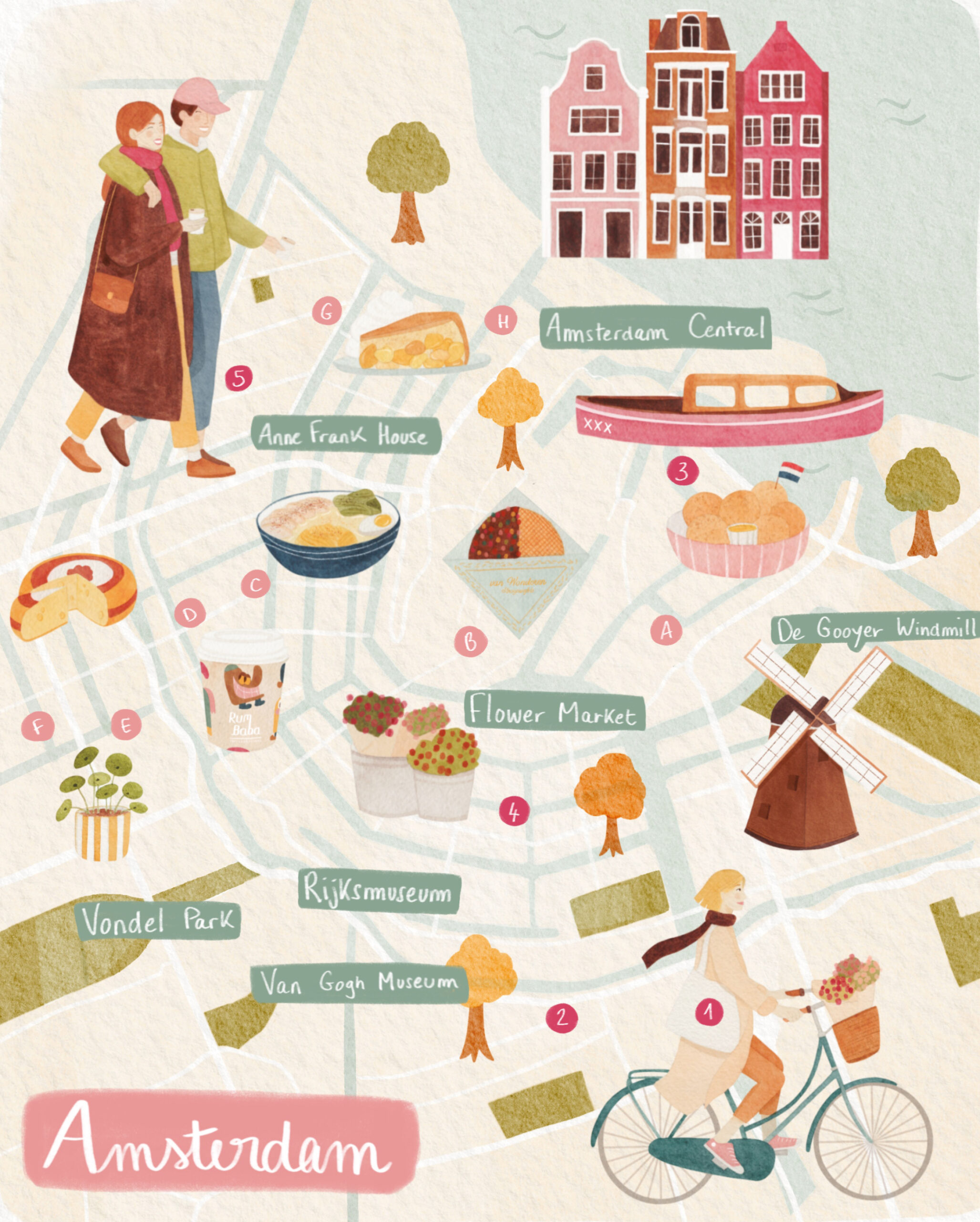 Carte Amsterdam