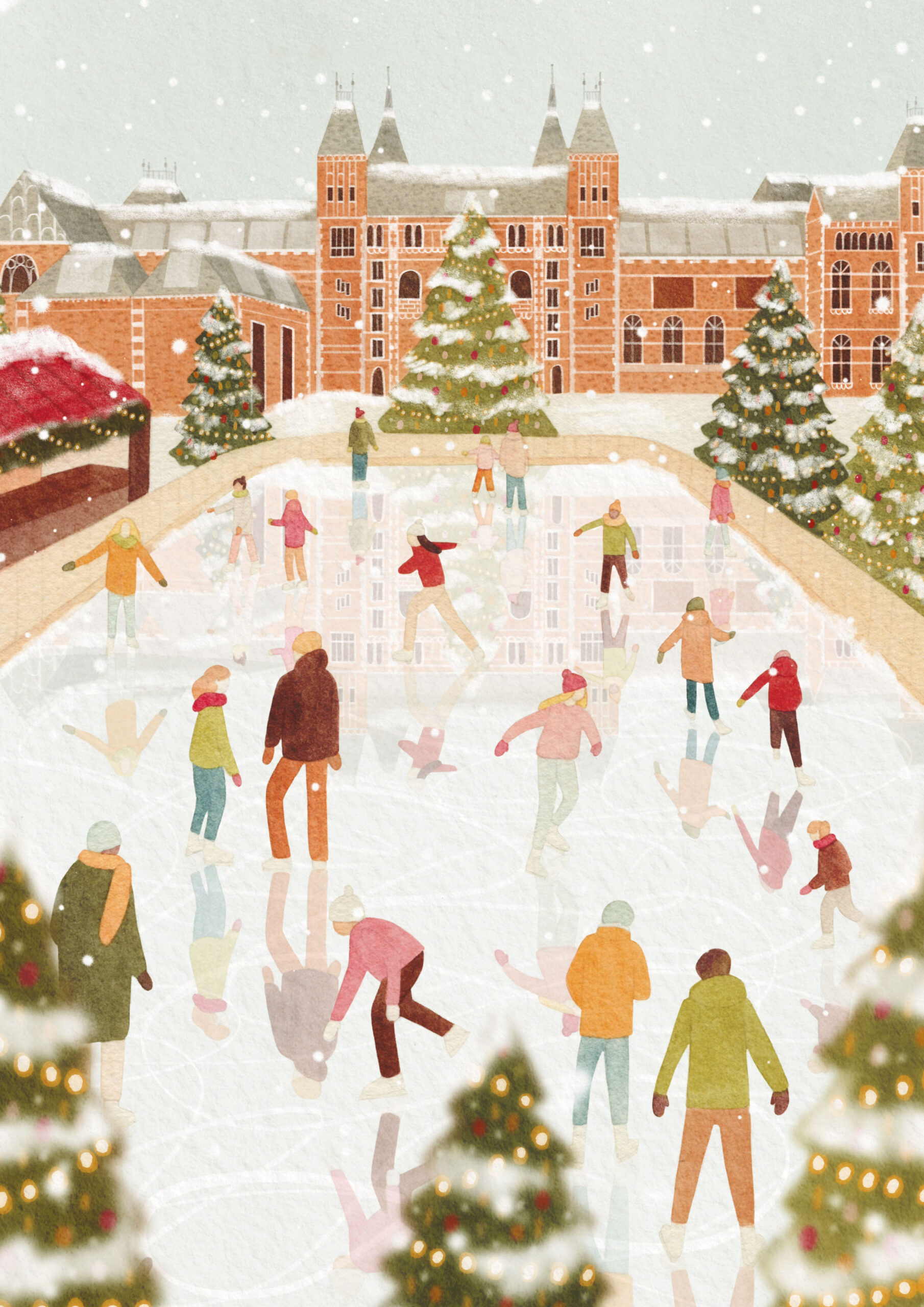Ice Skating in Amsterdam